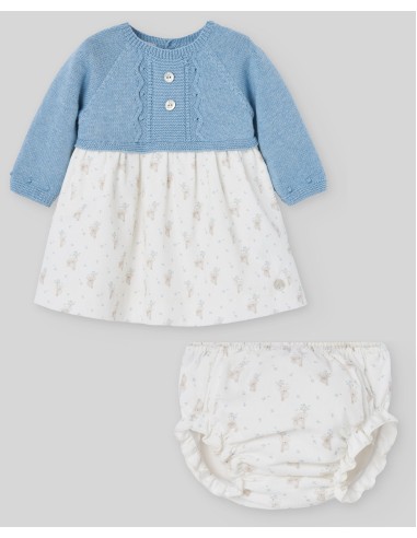 VESTIDO+BRAGA KOALA  AZULADO
