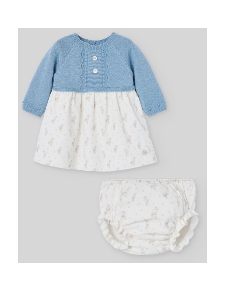 VESTIDO+BRAGA KOALA  AZULADO