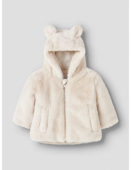 CHAQUETON PELO CON CAPUCHA Y OREJITAS