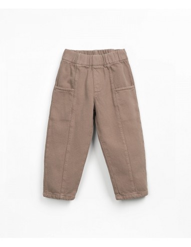 PANTALON EN SARGA MARRON