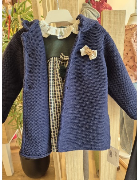 CHAQUETON UNISEX MARINO DE PUNTO 