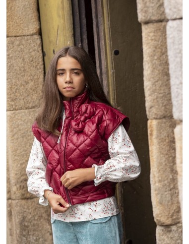 CHALECO ACOLCHADO GRANATE