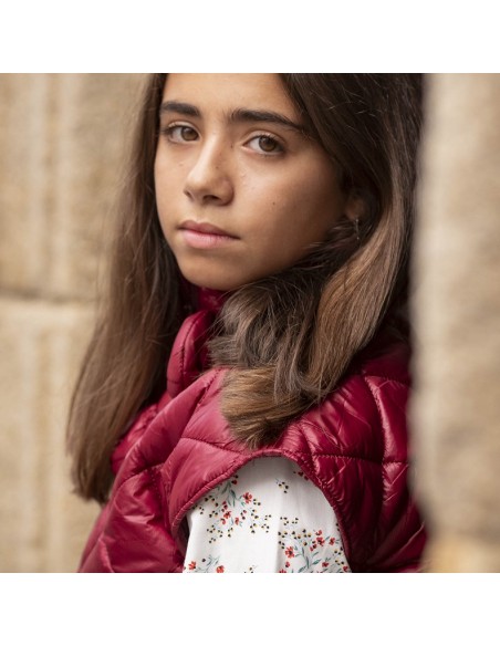 CHALECO ACOLCHADO GRANATE