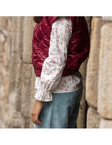 CHALECO ACOLCHADO GRANATE