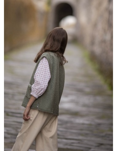 CHALECO BORREGUILLO VERDE