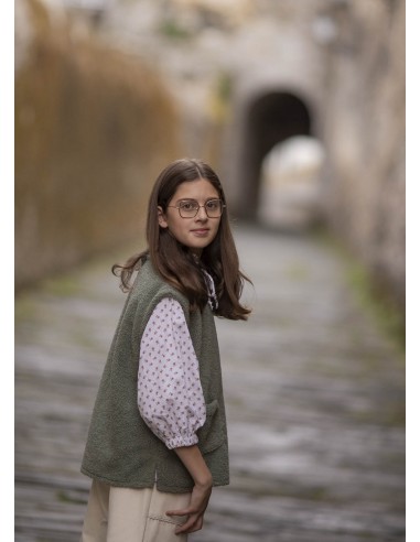 CHALECO BORREGUILLO VERDE