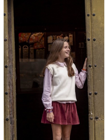 CHALECO BEIGE DE PUNTO