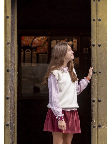 CHALECO BEIGE DE PUNTO