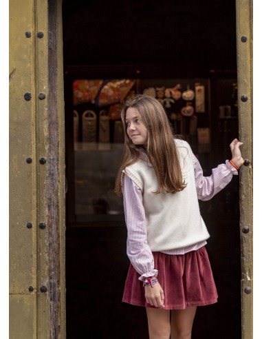 CHALECO BEIGE DE PUNTO