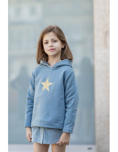 SUDADERA ESTRELLA CAPUCHA
