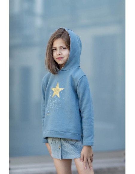 SUDADERA ESTRELLA CAPUCHA