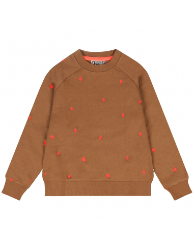 SUDADERA CORAZONES FLUOR