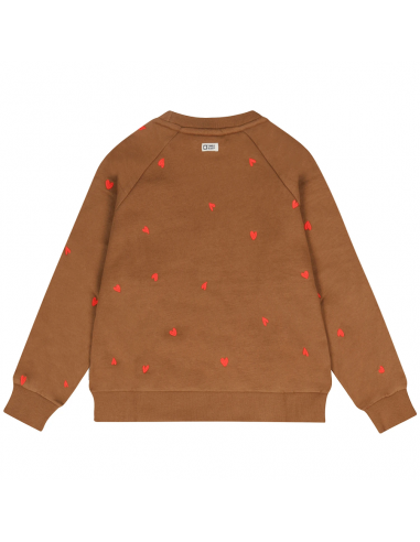 SUDADERA CORAZONES FLUOR