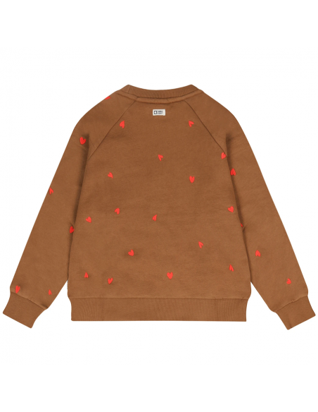 SUDADERA CORAZONES FLUOR