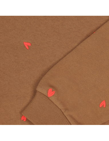 SUDADERA CORAZONES FLUOR