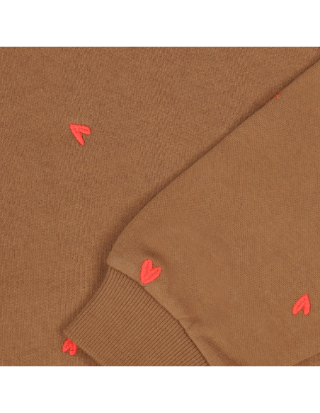 SUDADERA CORAZONES FLUOR