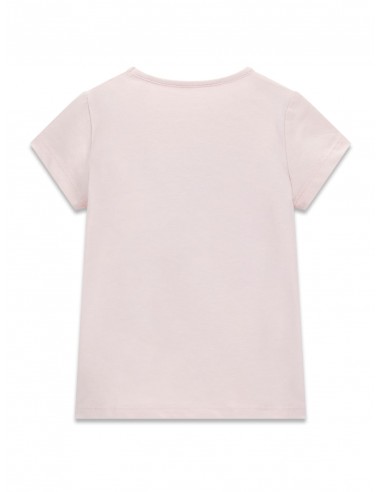 CAMISETA ROSA OSO Y LOGO GLITTER