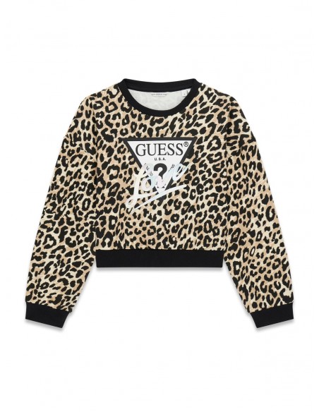 SUDADERA PRINT CON LOGO NEGRO