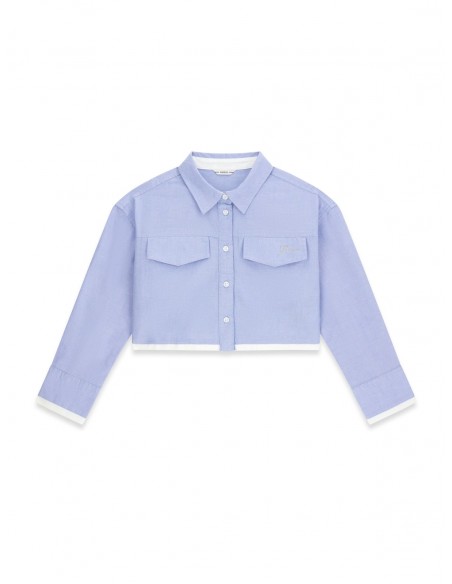 CAMISA OXFORD. CORTE CADERA
