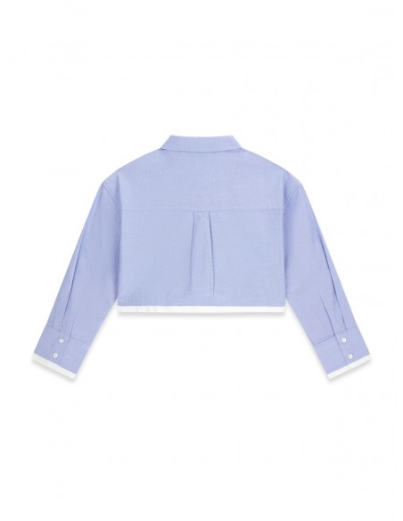 CAMISA OXFORD. CORTE CADERA