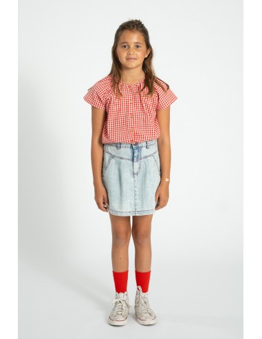 FALDA DENIM CLARA Y BLANDITA