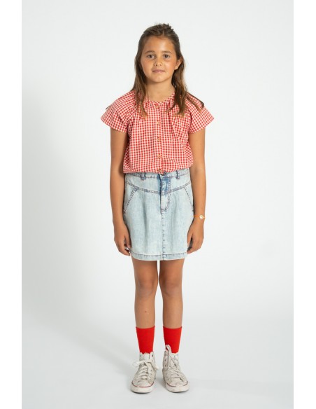 FALDA DENIM CLARA Y BLANDITA