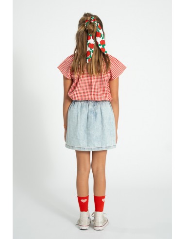 FALDA DENIM CLARA Y BLANDITA
