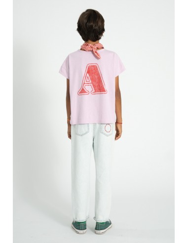 CAMISETA LILA BOLSILLO A