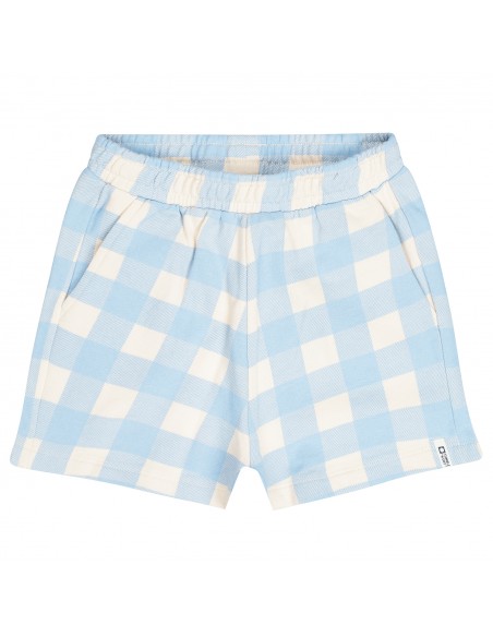 SHORT CUADROTES AZUL 