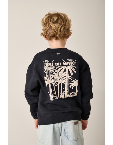 SUDADERA NEGRO/NAVY SURF