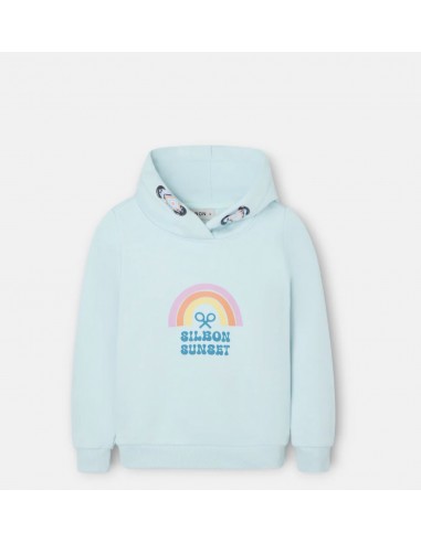 SUDADERA CAPUCHA SUNSET CELESTE