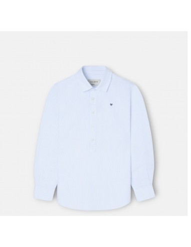 POLERA RAYAS VERTICAL AZUL