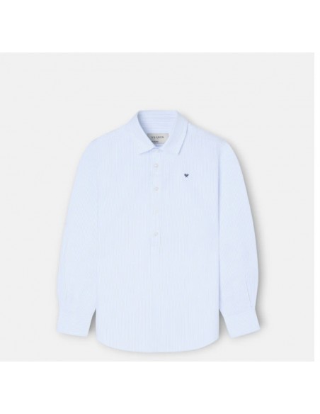 POLERA RAYAS VERTICAL AZUL