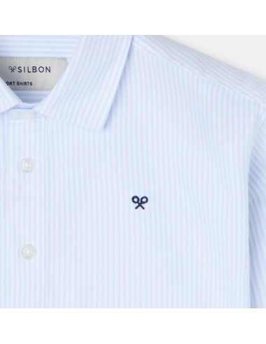 POLERA RAYAS VERTICAL AZUL