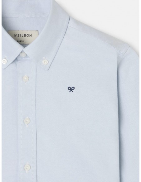 CAMISA OXFORD VFERDE AZULADO