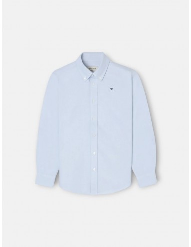 CAMISA OXFORD VFERDE AZULADO
