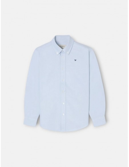 CAMISA OXFORD VFERDE AZULADO