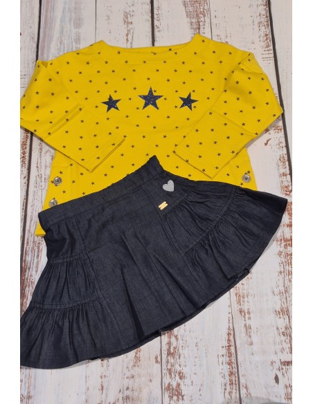 SUDADERA ESTRELLAS AMARILLA