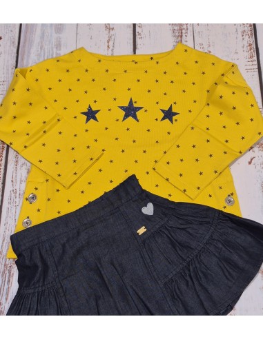 SUDADERA ESTRELLAS AMARILLA