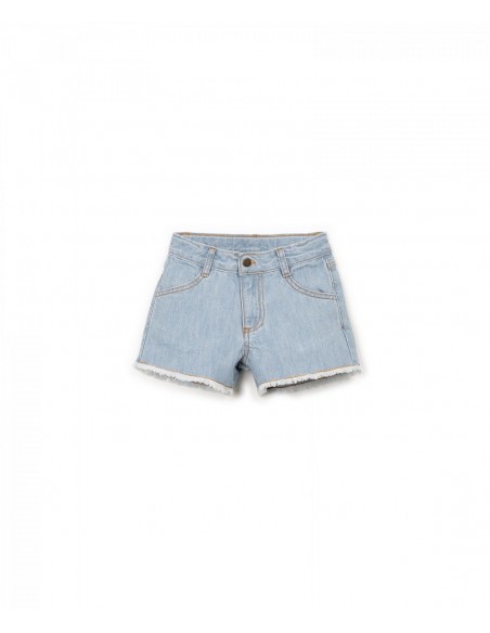 SHORT DENIM DESFLECADO 