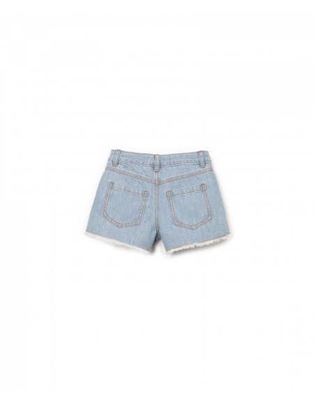 SHORT DENIM DESFLECADO 