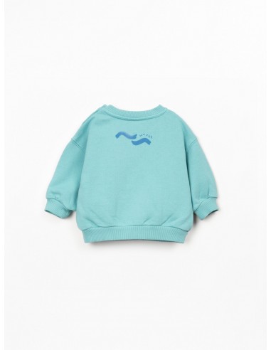 SUDADERA TURQUESA OLAS