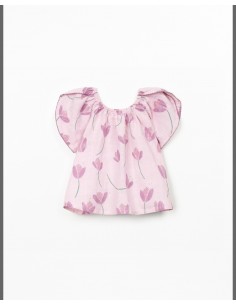 BLUSON ESTAMPADO MALVA