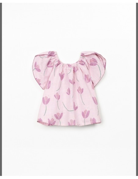 BLUSON ESTAMPADO MALVA 