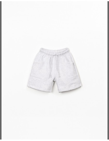 BERMUDA ALGODON GRIS