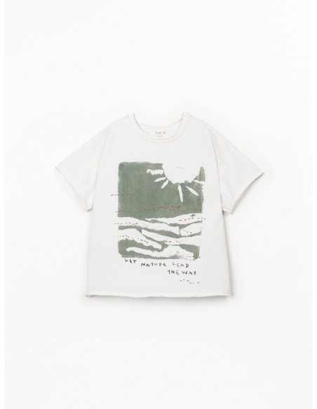 CAMISETA CRUDO/ VERDE