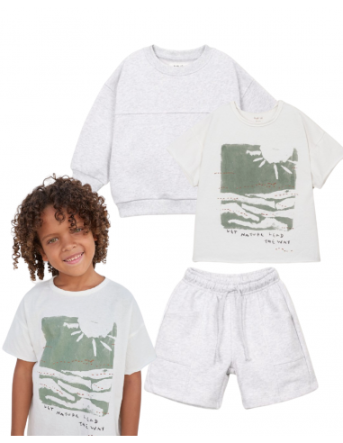 CAMISETA CRUDO/ VERDE