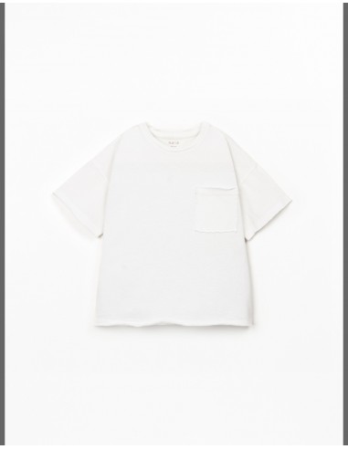 CAMISETA CRUDO BASICA BOLSILLO