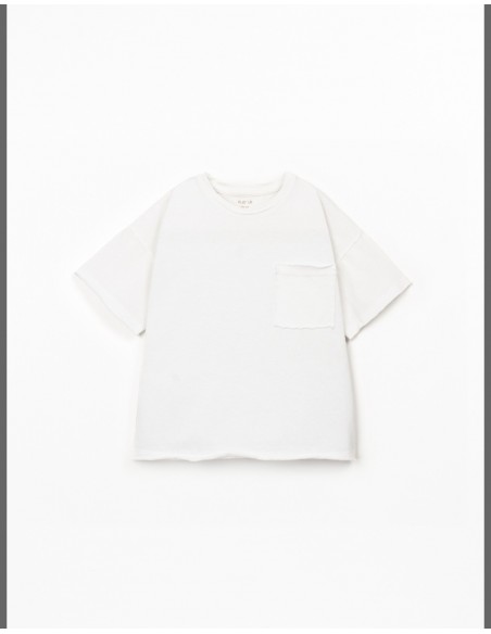 CAMISETA CRUDO BASICA BOLSILLO
