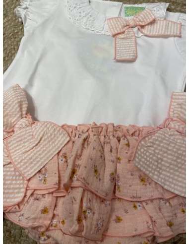 CAMISETA+BRAGUITA BAMBULA FLORES
